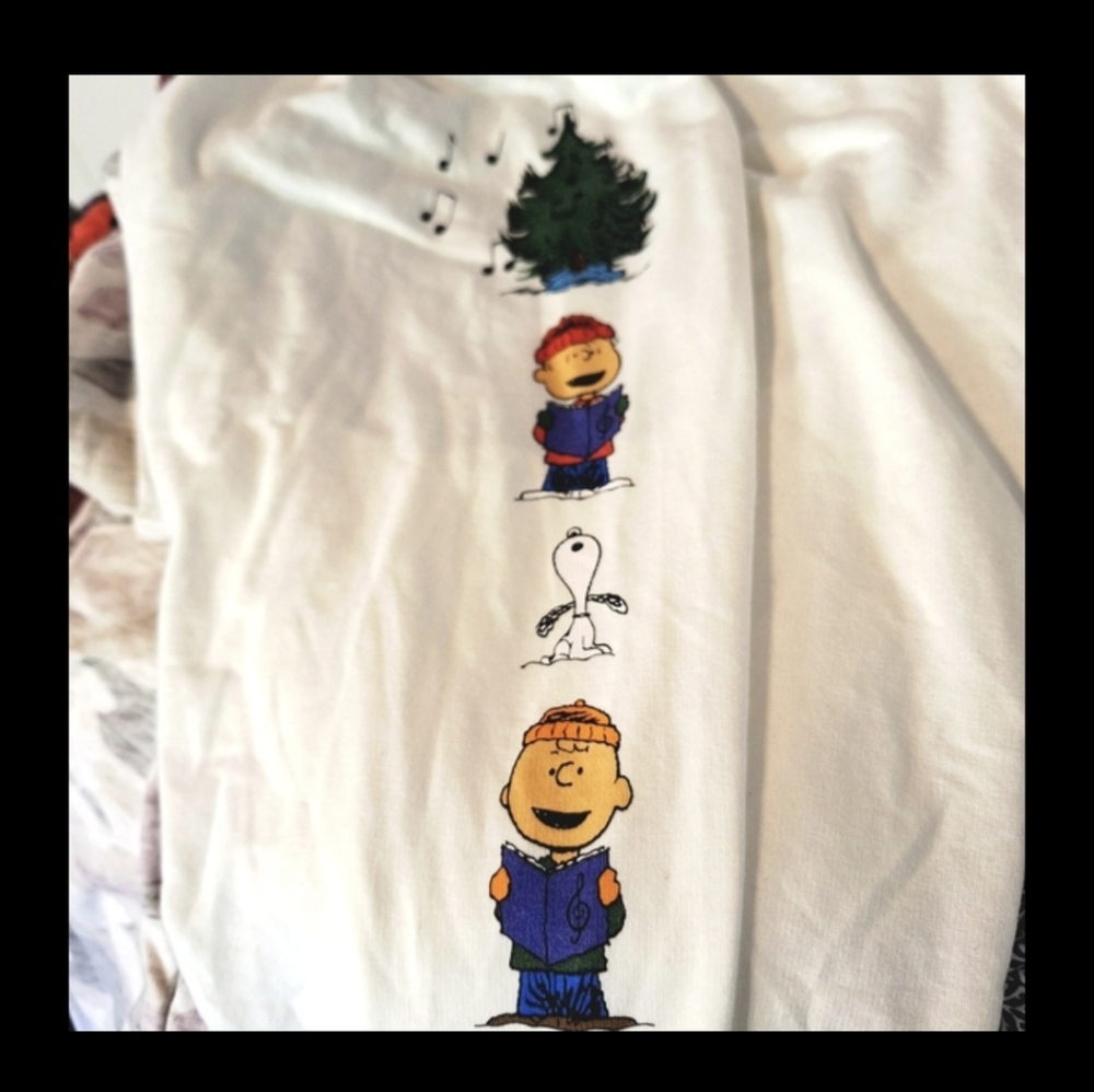 Peanuts White Track Pants